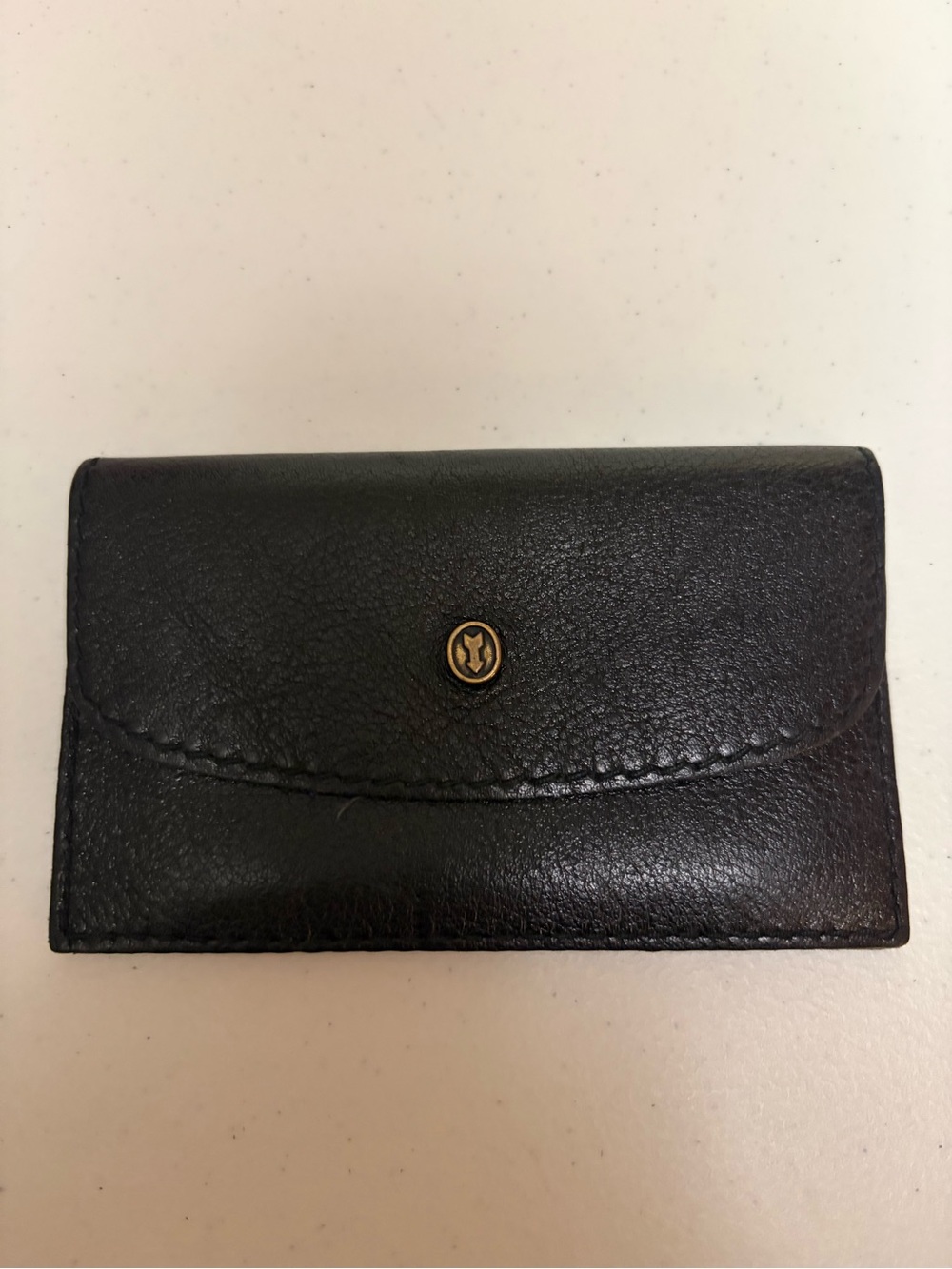 Gold Pfeil Vintage  Leather coin/ card holder